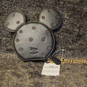 Brand New Coach Minnie Mouse Coin Purse